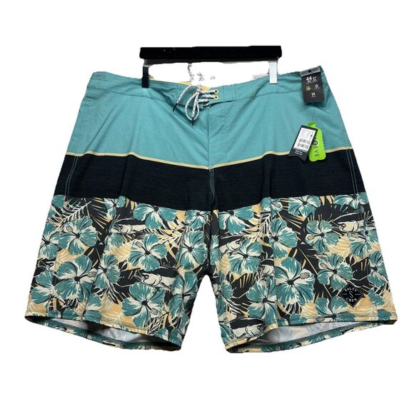 NWT Salty Crew Drifter Hybrid Walk Board Shorts Sz 44 Tropical 21" Surf - Picture 1 of 12